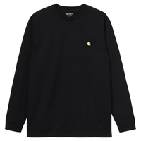 L/S Chase T-Shirt Black/Gold Bild 1