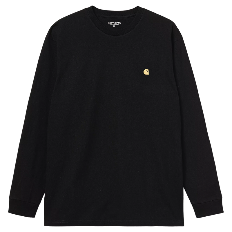 L/S Chase T-Shirt Black/Gold Bild 1