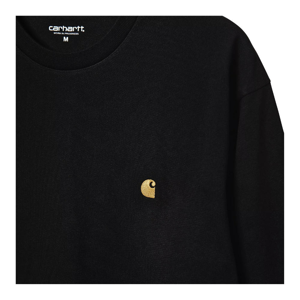 L/S Chase T-Shirt Black/Gold Bild 3