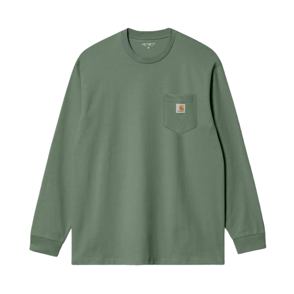 L/S Pocket T-Shirt Duck Green Bild 1