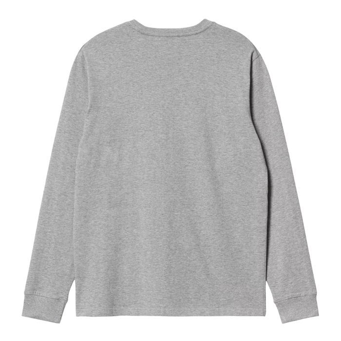 L/S Pocket T-Shirt Grey Heather Bild 2