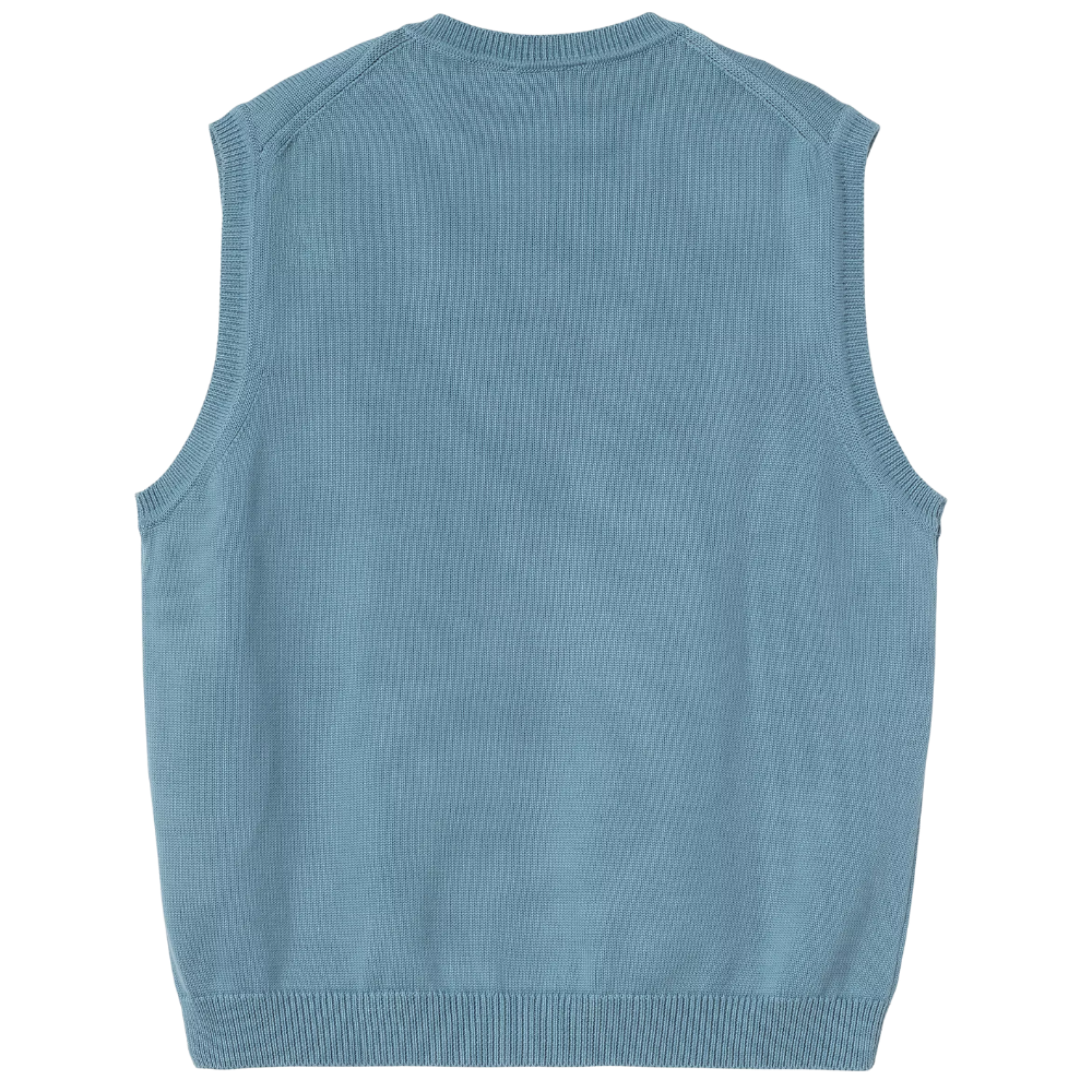 Madison Vest Sweater Icy Water / White Bild 2