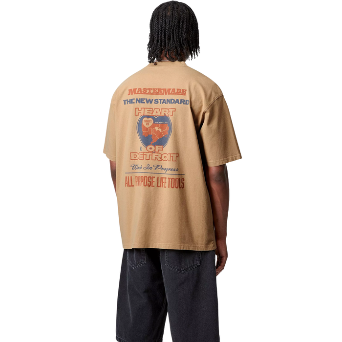 S/S Arcan T-Shirt Dusty H Brown Bild 2