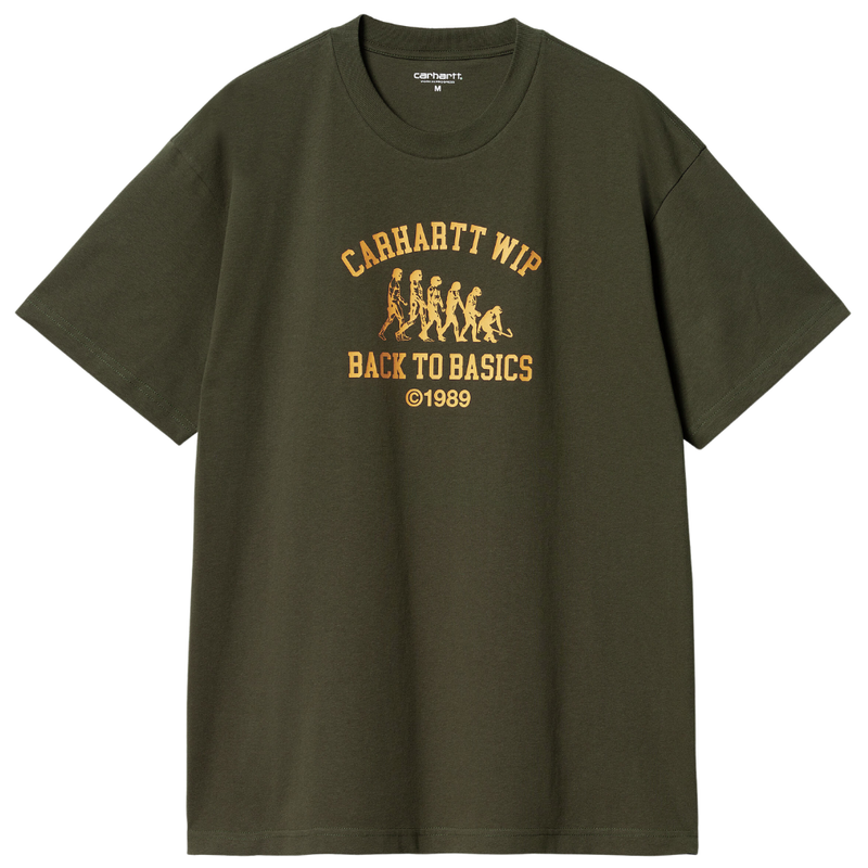 S/S Basics T-Shirt Office Green / Winte Bild 1