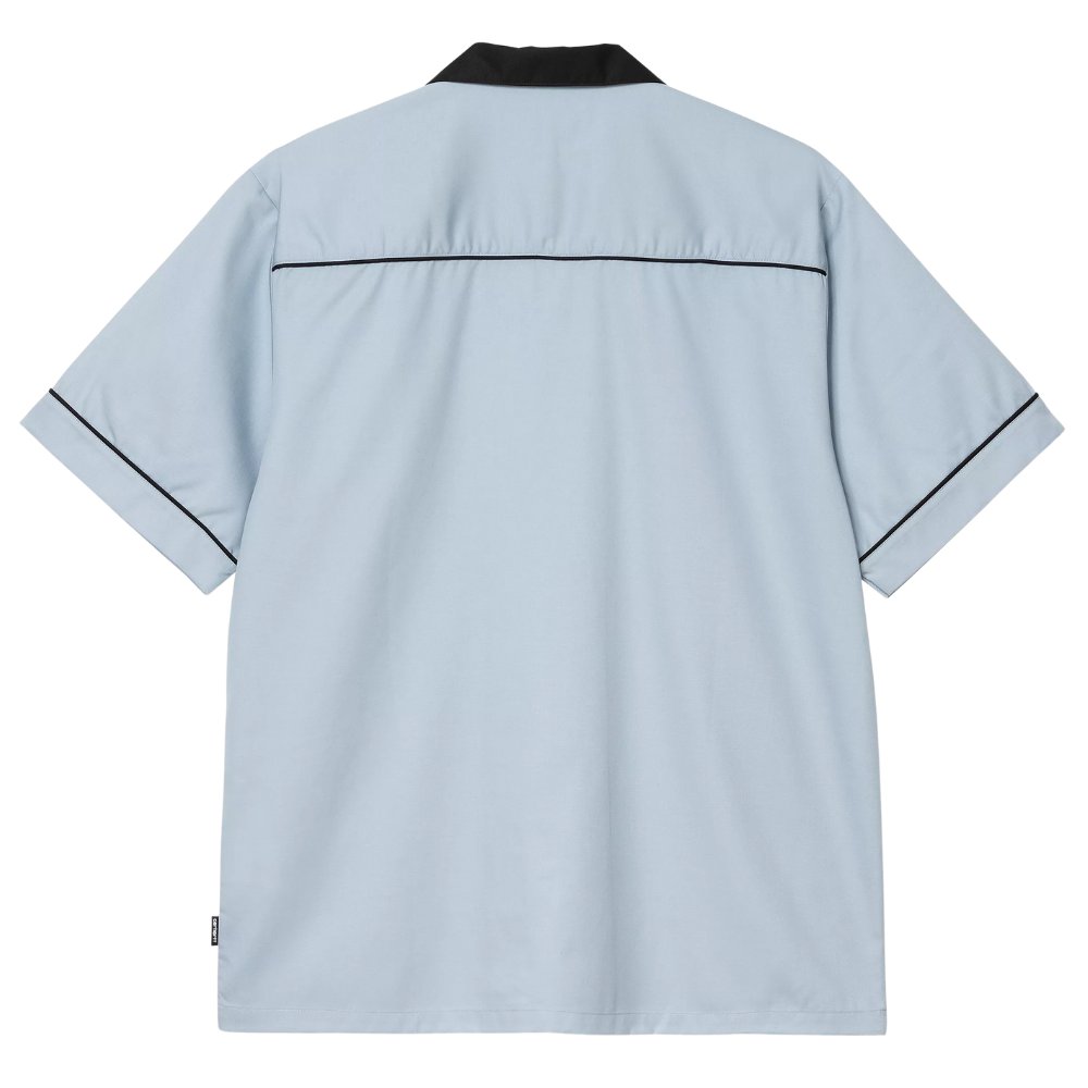 S/S Bowl Shirt Blue Fog / Black Bild 2