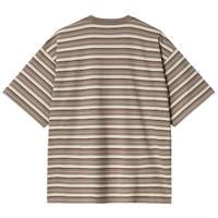 S/S Nathan T-Shirt Nathan Stripe, Branc Bild 2