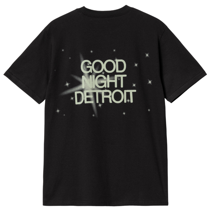 S/S Night Night T-Shirt Black / Green Bild 2