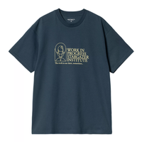 S/S Stargazer T-Shirt Dusky Blue / Yellow Bild 1