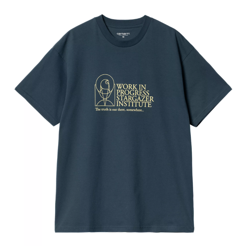 S/S Stargazer T-Shirt Dusky Blue / Yellow Bild 1