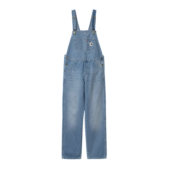 W Bib Overall Straight Blue light true wash Bild 1