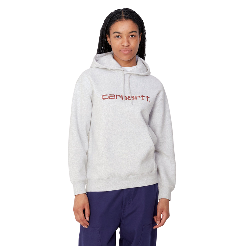 W Hooded Carhartt Sweatshirt AshHeather/DustyRose Bild 1