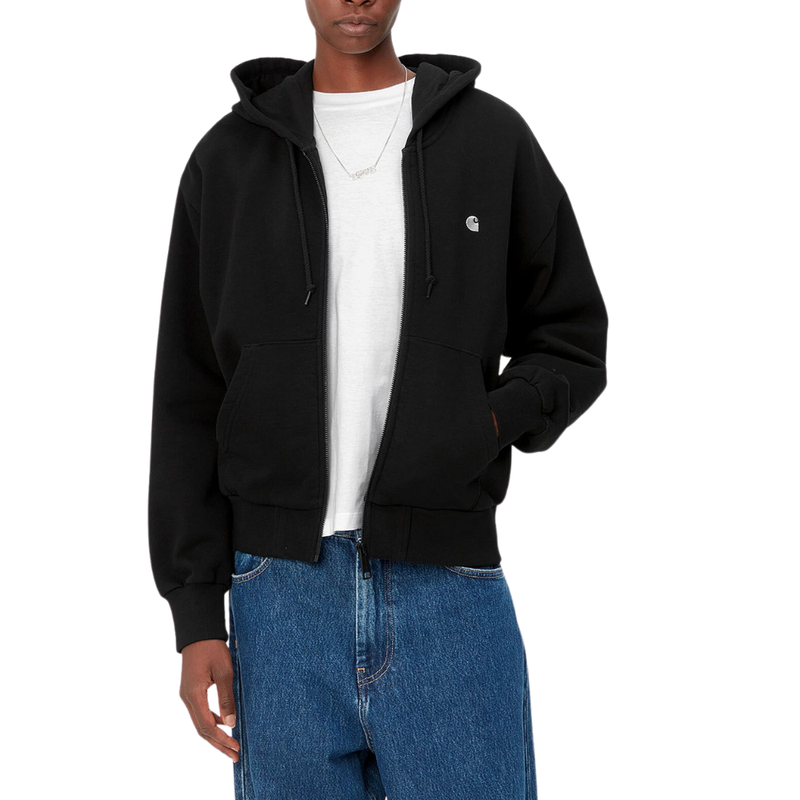 W Hooded Casey Jacket Black / Silver Bild 1