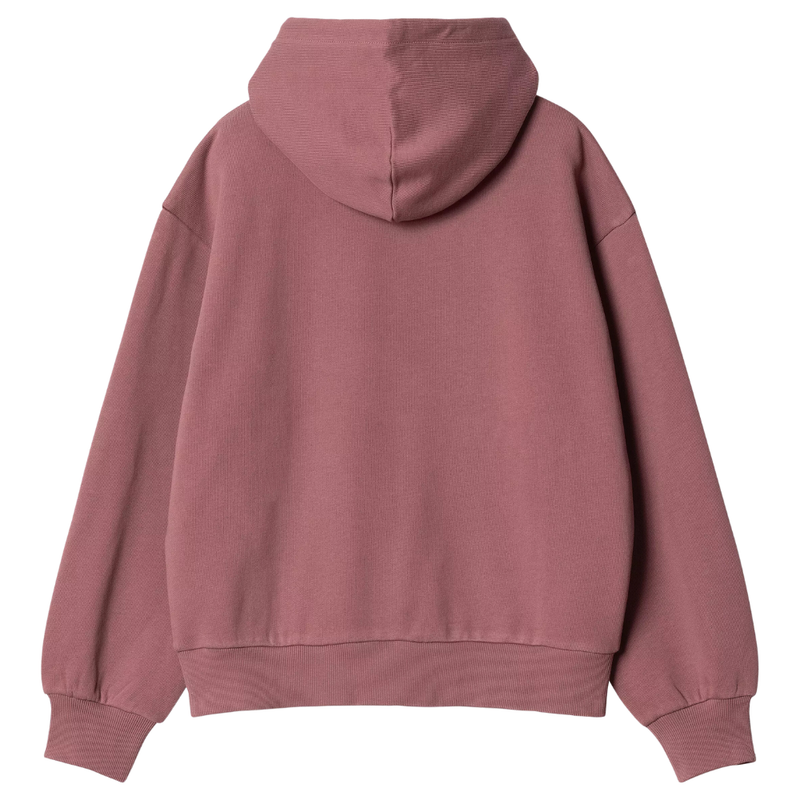 W Hooded Casey Sweatshirt Dusky Pink / Silver Bild 2