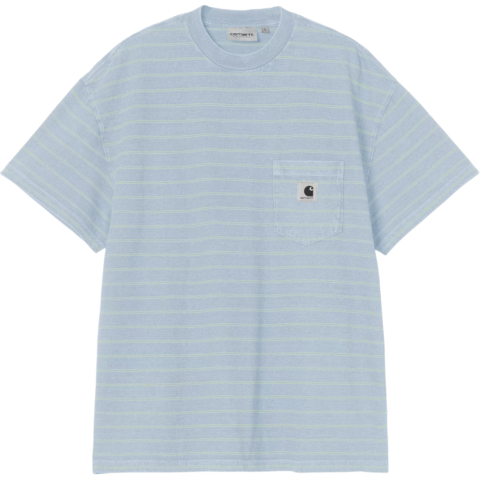 W S/S Brodina T-Shirt Brodina Stripe, Hort Bild 1