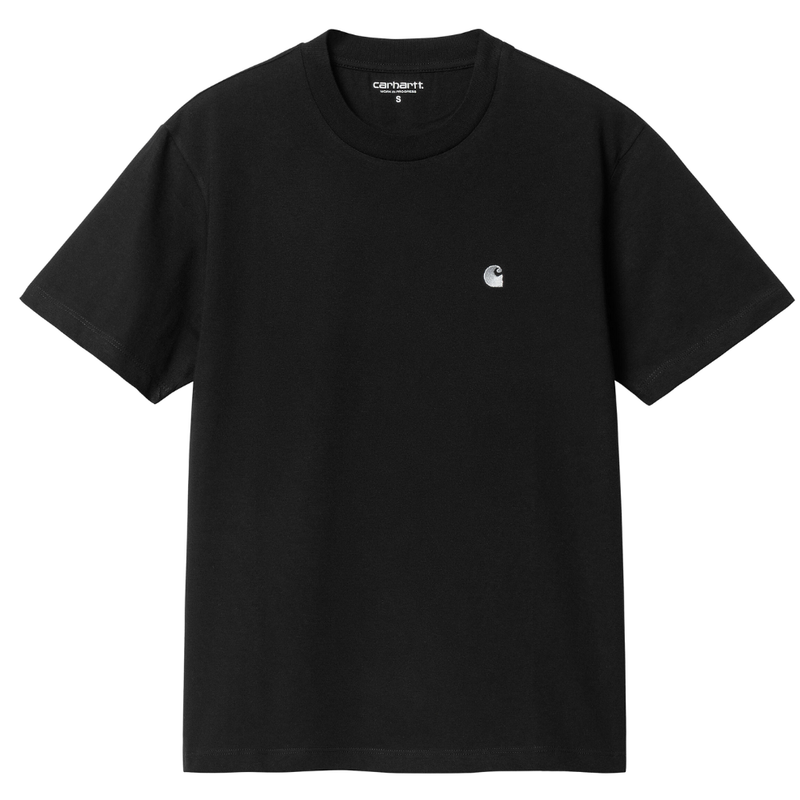 W S/S Casey T-Shirt Black / Silver Bild 1