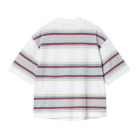 W S/S Snyder T-Shirt Snyder Stripe White Bild 2