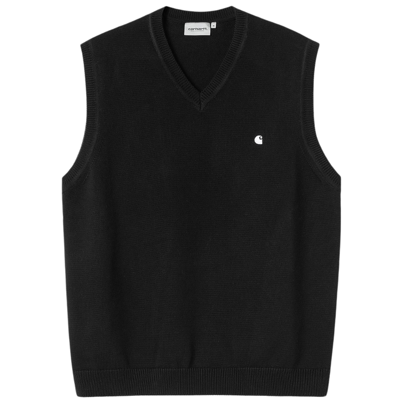 Carhartt - Madison Vest Sweater - BLACK/WHITE - Pullunder