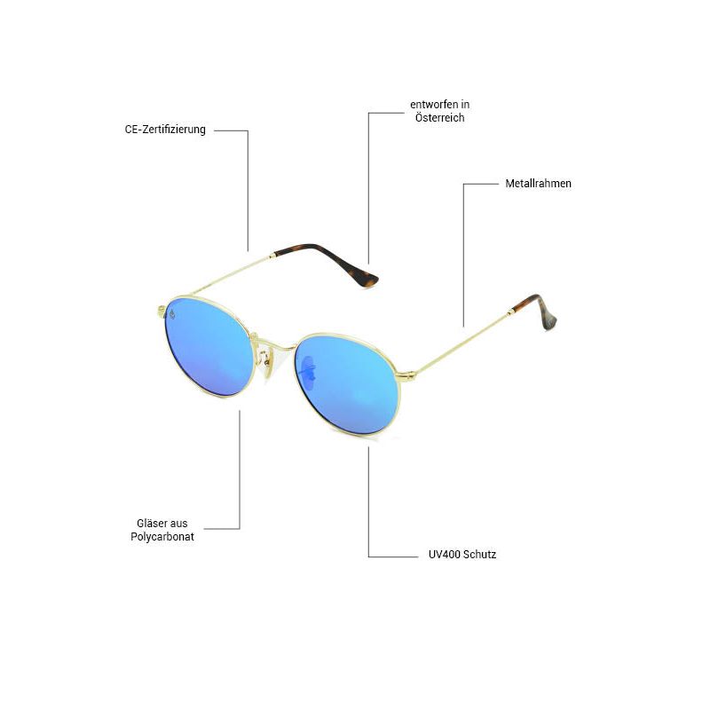 Phenticon Gold-Ice Blue Mirror Bild 5