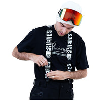 Dadspender Elastic Hosenträger Black White Bild 2