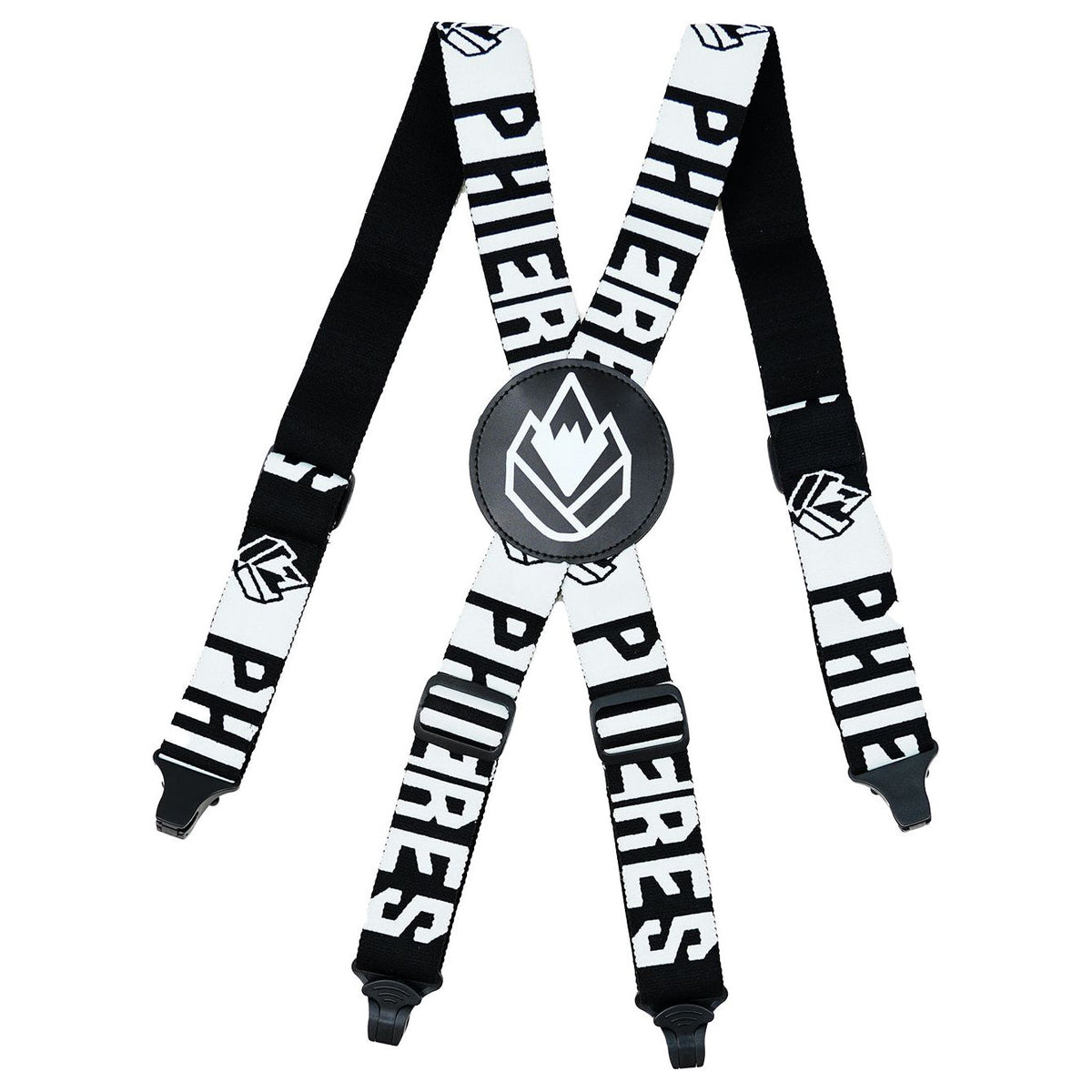 Dadspender Elastic Hosenträger Black White Bild 3