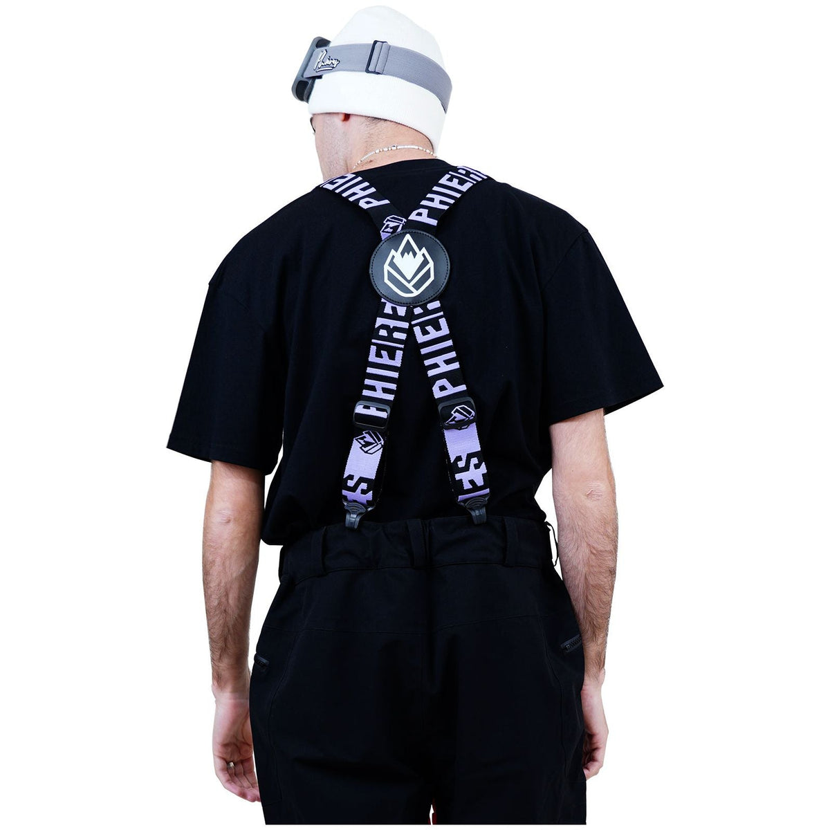 Dadspender Elastic Hosenträger Black Lav Frost Bild 4