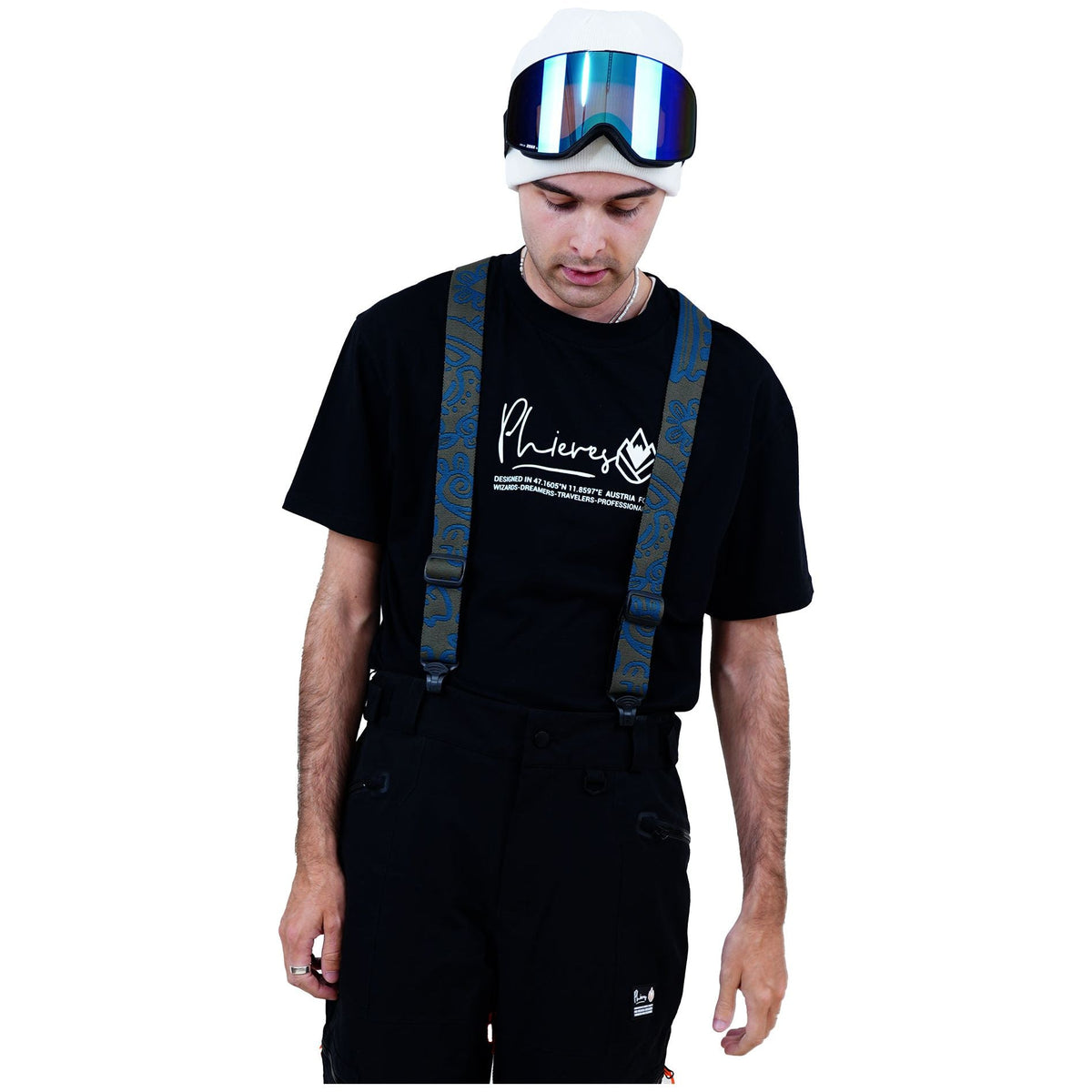 Dadspender Elastic Hosenträger Earth Bird Pattern Bild 2