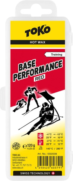 Base Performance red 120g - Toko - Red - Snowboard Zubehör