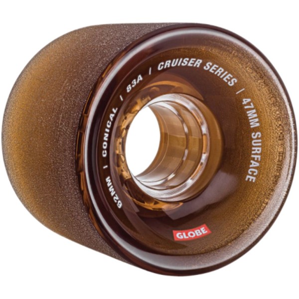 Conical Cruiser Wheels - Globe - Clear Coffee - LB Rollen-Wheels