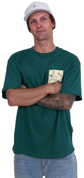 Nopher Tee - Phieres - Hunter Green - T-Shirt