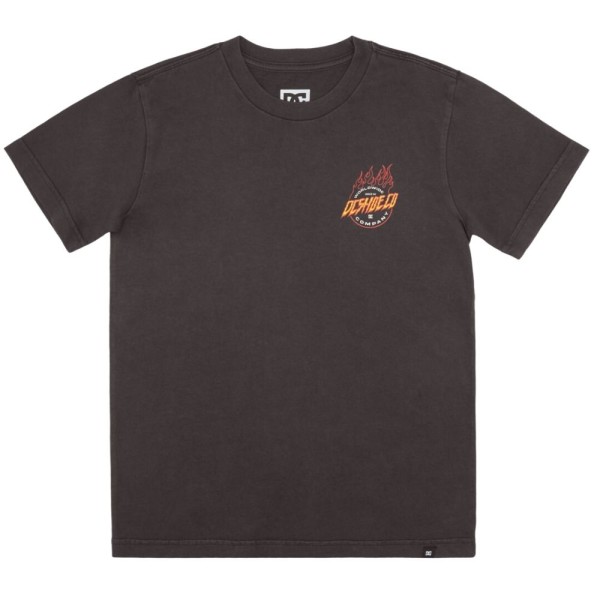 FIERY SS BOY - DC - Black Enzyme Wash - T-Shirt