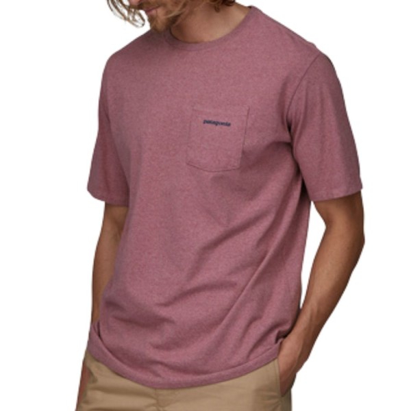 Patagonia - Boardshort Logo Pocket Responsibili - Evening Mauve - Streetwear - Shirts und Tops - T-Shirts - T-Shirt
