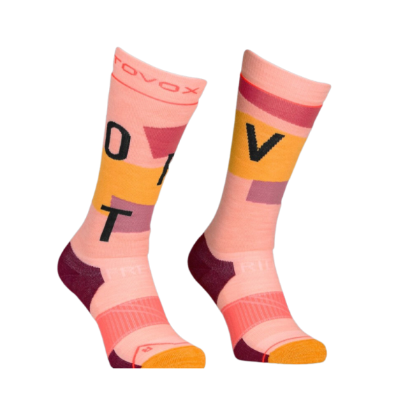 Ortovox - FREERIDE LONG SOCKS COZY W - bloom - Technische Socke