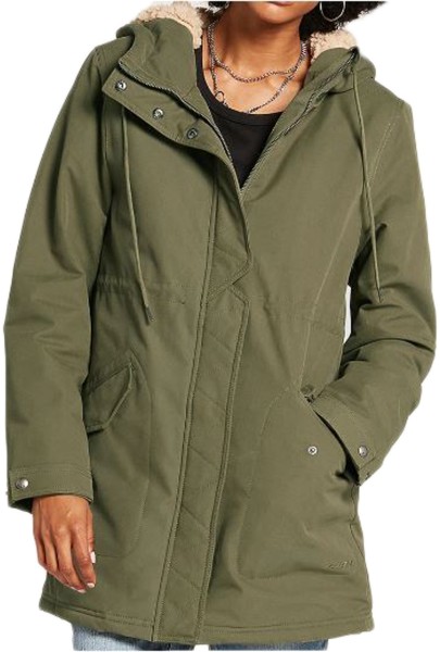 LESS IS MORE 5K PARKA - ARMY GREEN CAMBO