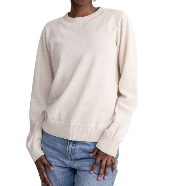 Melawear - DHANA - cream blend - Crew Sweater