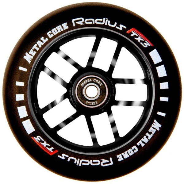 Radius 120 - metalcore - Black/Black - Wheels Scooter