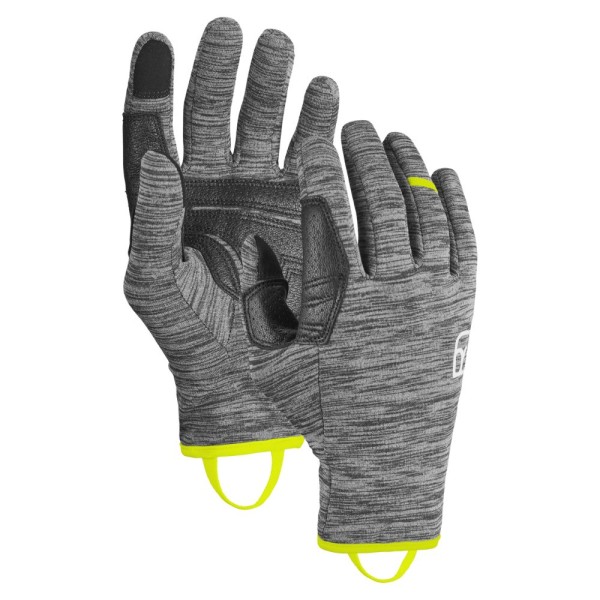 Ortovox - FLEECE LIGHT GLOVE M - black steel blend - Snowboard - Handschuhe und Fäustlinge - Fleece und Pipegloves - Fleece Handschuh