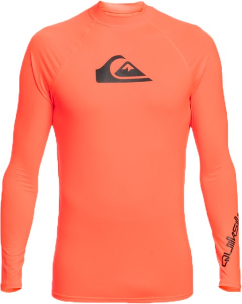 All Time LS - Quiksilver - Fiery Coral - Lycra Shirt