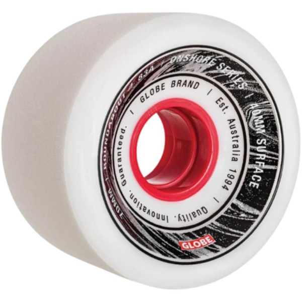 Roundabout Onshore Wheels - Globe - White/Red - LB Rollen-Wheels