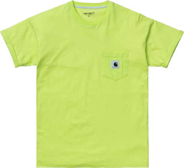 W' S/S Carrie Pocket - Carhartt - Lime / Ash Heather - T-Shirt