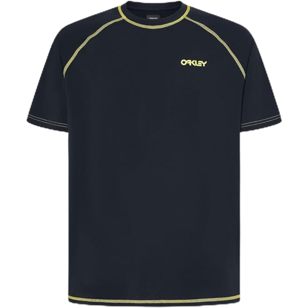 Oakley - FINGERPRINT RASHGUARD - Blackout - T-Shirt 