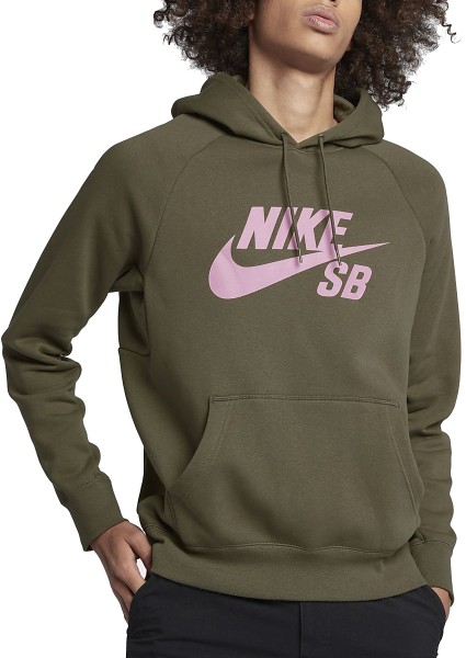 Nike - Icon Hoodie - Streetwear - Sweaters - Kapuzenpullis - Medium olive/element