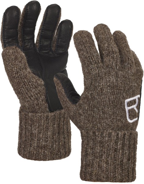 Ortovox - SW CLASSIC GLOVE LEATHER - black sheep - Snowboard - Handschuhe und Fäustlinge - Fleece und Pipegloves - Fleece Handschuh