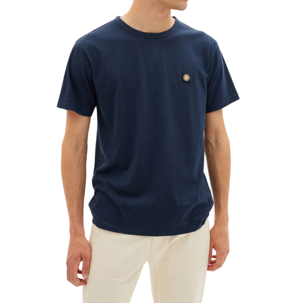 Curry Sol Navy T-Shirt - Thinking Mu - Navy - T-Shirt