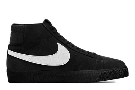 Zoom Blazer Mid - Nike - BLACK/WHITE-BLACK-BL - Sneaker High