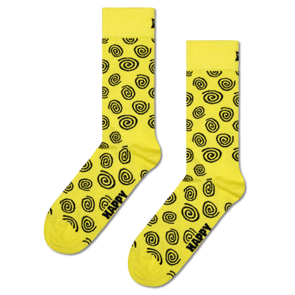 Happy Socks - Swirl Sock - Yellow - Socken