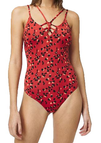 PW Sunset Swimsuit - O'Neill - 3900 RED AOP - Badeanzug