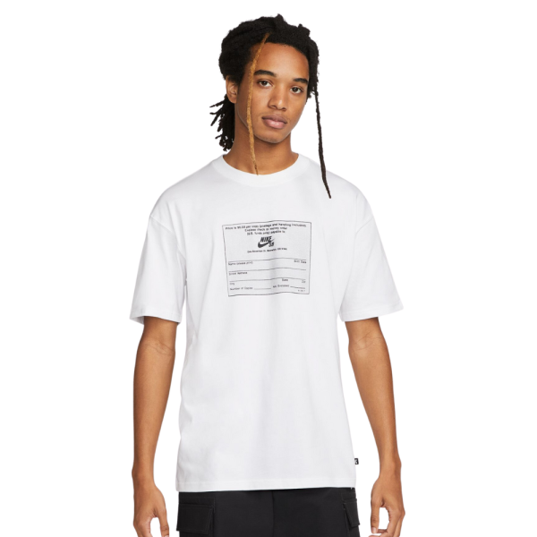 Nike - M NK SB TEE MAGCARD - WHITE - T-Shirt