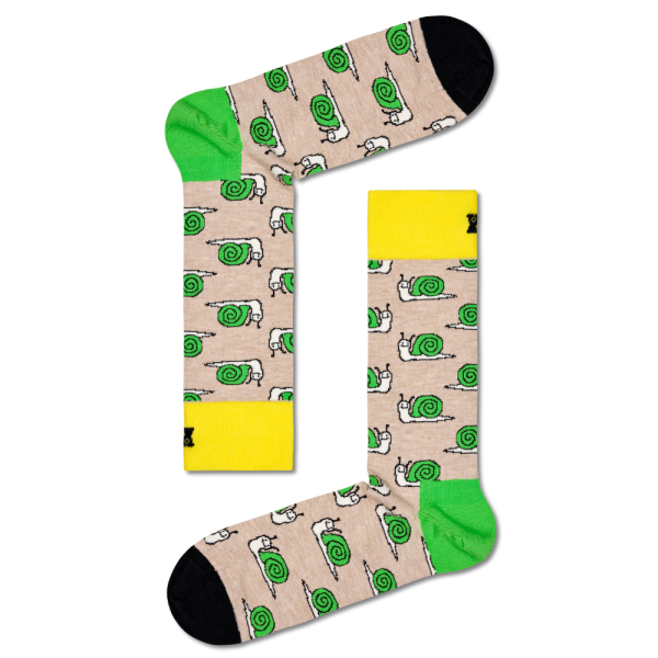 Happy Socks - Snail  - coloured - Socken