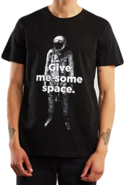 Dedicated - Stockholm Give Me Some Space - Black - Streetwear - Shirts & Tops - Shirts und Tops - T-Shirt