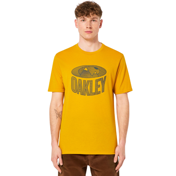 Oakley - WINTER LINES TEE - AMBER YELLOW - T-Shirt